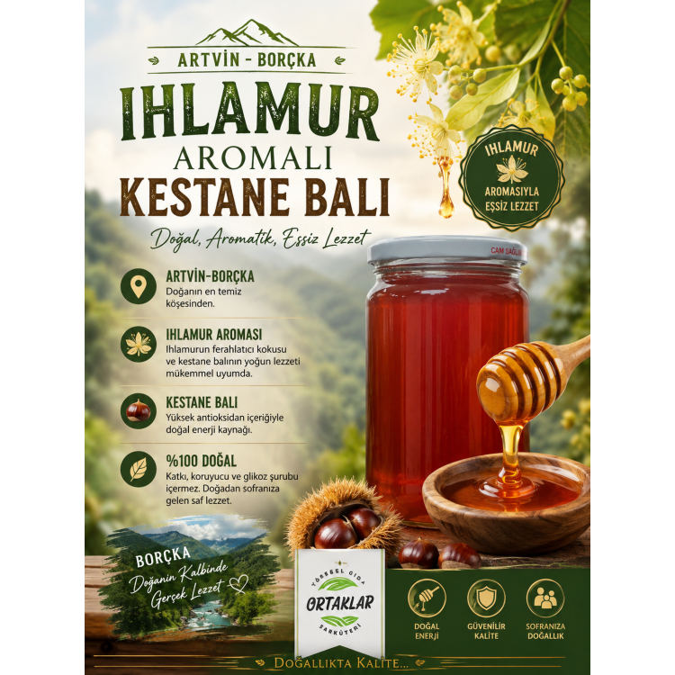 Kestane Balı Artvin-Borçka 500gr. 