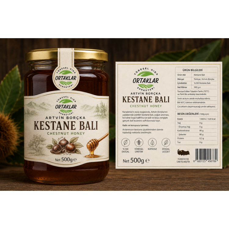 Kestane Balı Artvin-Borçka 500gr. 